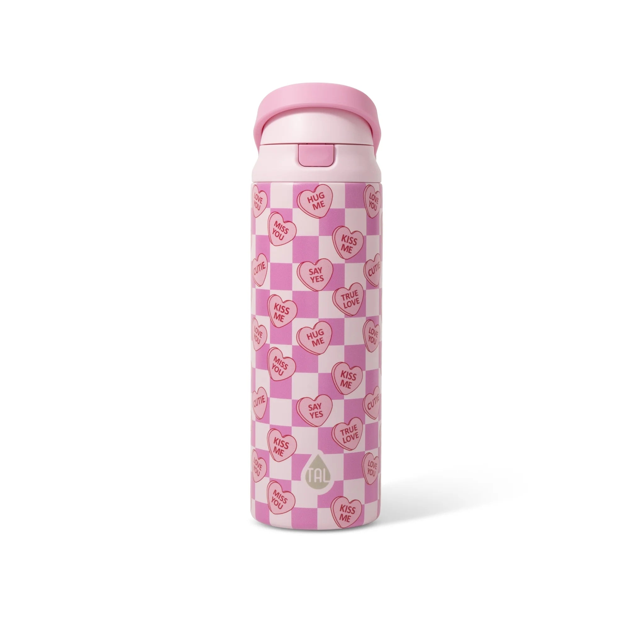 TAL Stainless Steel 2-in-1 Straw and Chug Water Bottle with Push Lid 2