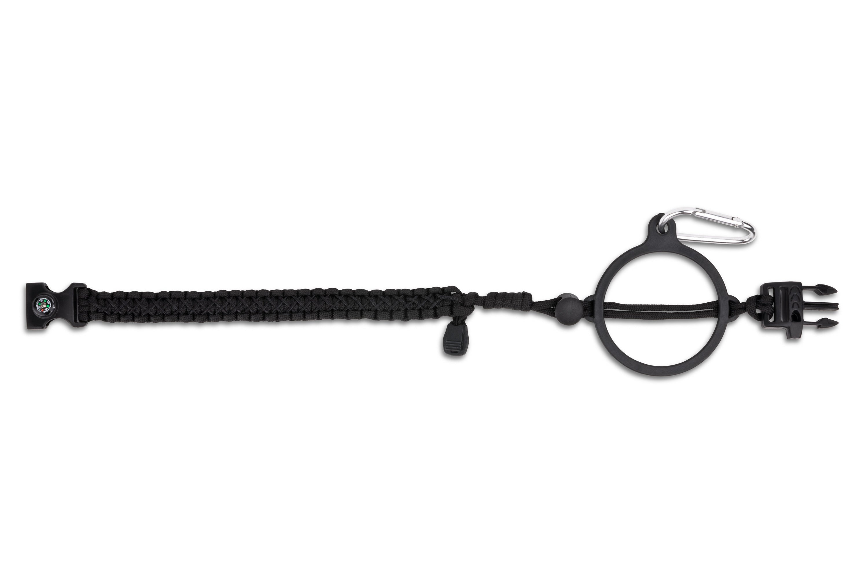 Paracord Bottle Strap Carrier Black