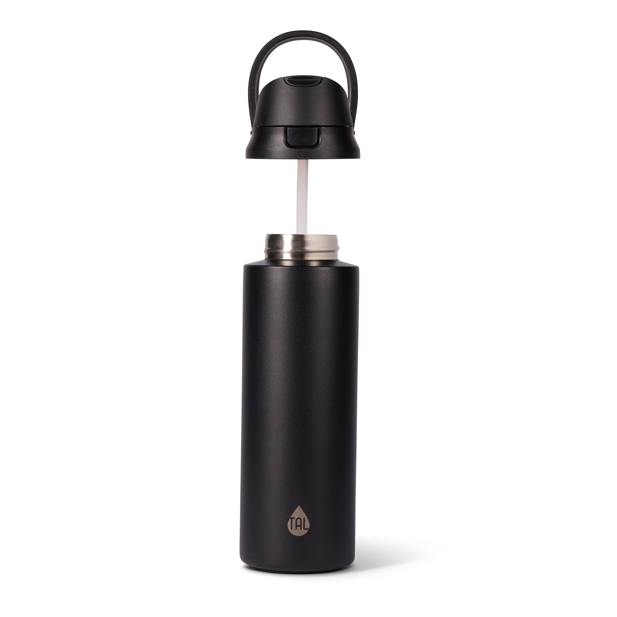 TAL 24oz 2-in-1 Straw and Chug with Push Lid - Black