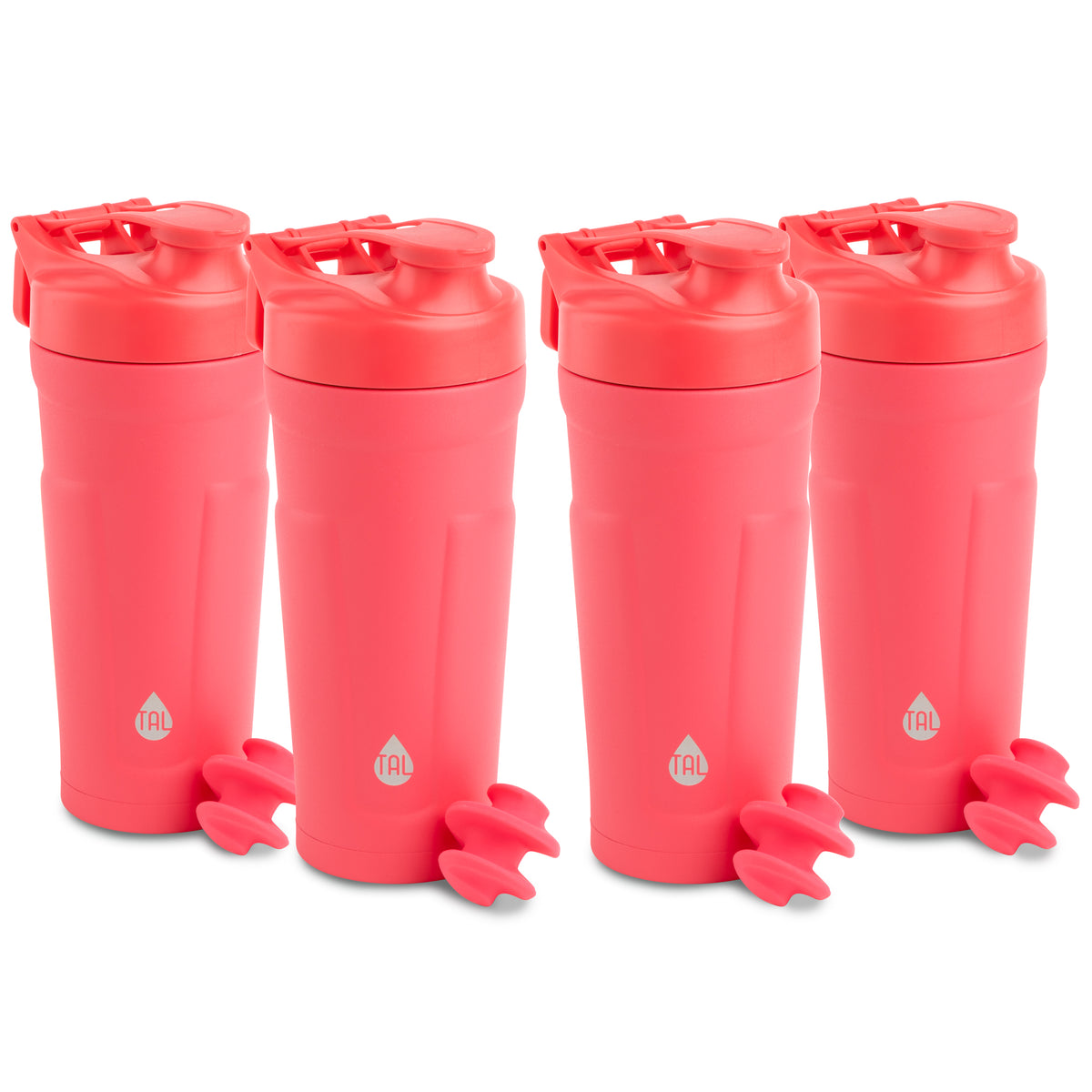25oz Shaker Bottle Red (pack of 4) – TAL™ Hydration