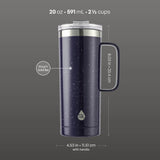 TAL Stainless Steel Mountaineer Travel Mug 20 oz, Purple Speckle
