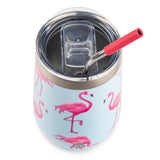 TAL Stainless Steel Wine Tumbler 16oz, Flamingo