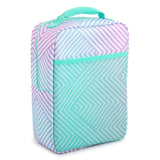 TAL Kids Insulated Reusable Soft Lunch Bag, Pastel Chevron
