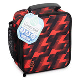 TAL Kids Insulated Reusable Soft Lunch Bag, Red Geo