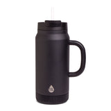 TAL Stainless Steel Hudson Tumbler with Straw 64 fl oz, Black