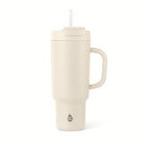 TAL Stainless Steel Hudson Tumbler with Straw 40 fl oz, Cream