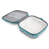 TAL Kids Insulated Reusable Hard Case Lunch Box, Leopard