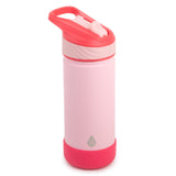 TAL Stainless Steel Ranger Straw Kids Water Bottle 18oz, Pink
