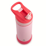 TAL Stainless Steel Ranger Straw Kids Water Bottle 18oz, Pink