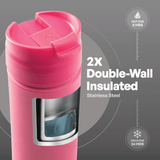 TAL Stainless Steel Ranger Coffee Travel Mug 18 oz, Pink