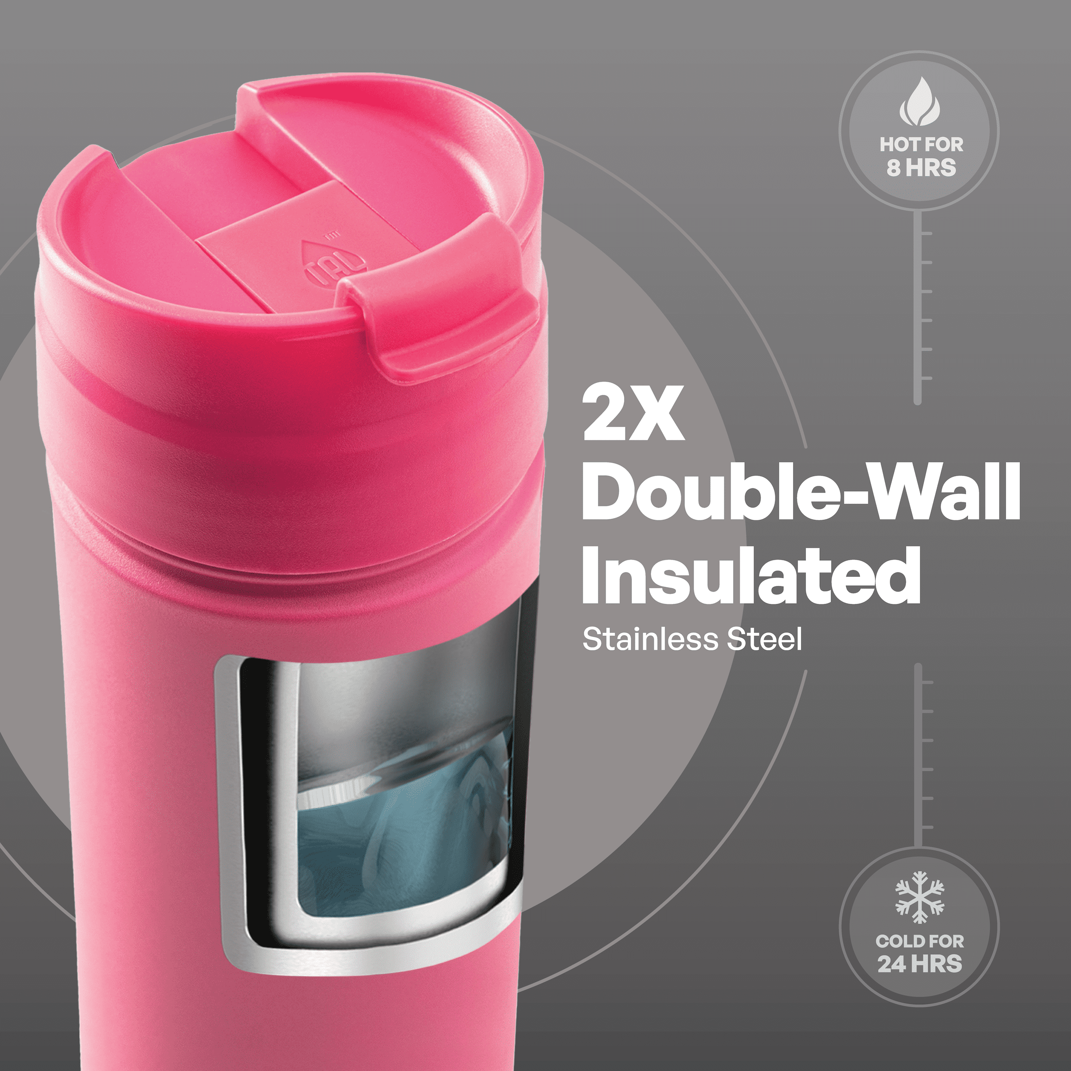 Tal Cups Renger TAL Stainless Steel Ranger Coffee Travel Mug 18 oz, Pink – TAL™ Hydration