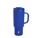 TAL Stainless Steel Hudson Tumbler with Straw 40 fl oz, Electric Blue