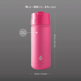 TAL Stainless Steel Ranger Coffee Travel Mug 18 oz, Pink