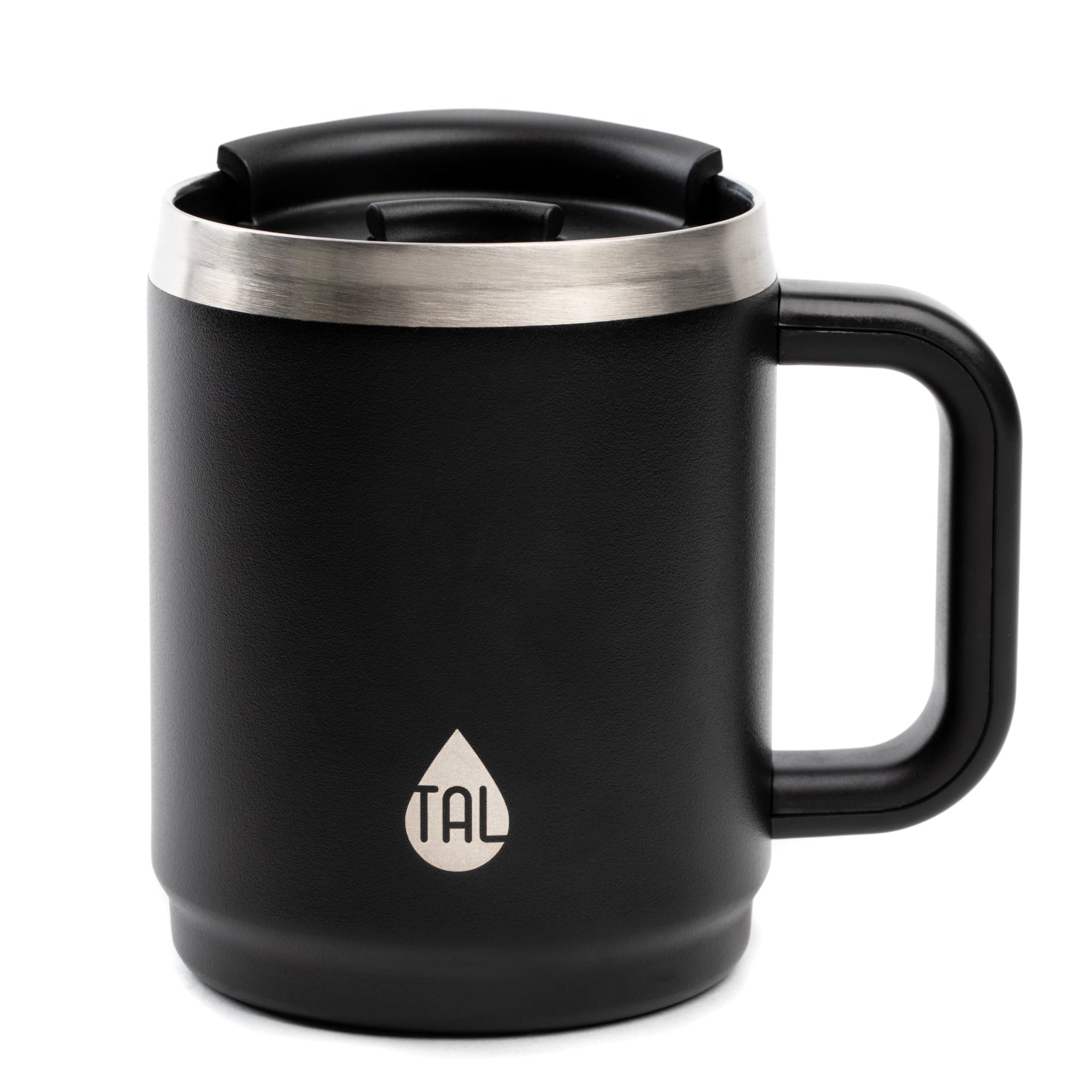TAL Stainless Steel Boulder Coffee Mug 14oz, Black – TAL™ Hydration