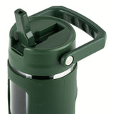 TAL 32oz Glass Straw Tumbler, Green