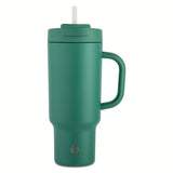 TAL Stainless Steel Hudson Tumbler with Straw 40 fl oz, Green