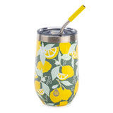TAL Stainless Steel Wine Tumbler 16oz, Lemon