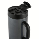 TAL Stainless Steel Hudson Tumbler with Straw 40 fl oz, Shimmering Black