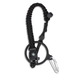 Paracord Bottle Strap Carrier Black
