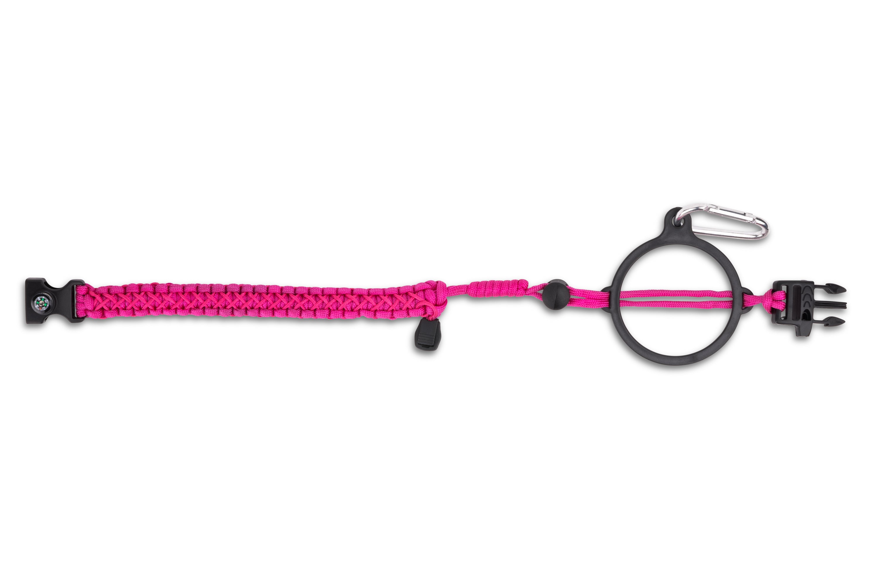 Paracord Bottle Strap Carrier Pink