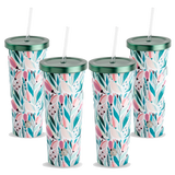 24oz Fashion Tumbler Tropical (pack of 4)