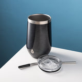 16oz Wine Tumbler - Black Shimmer