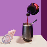 16oz Wine Tumbler - Black Shimmer