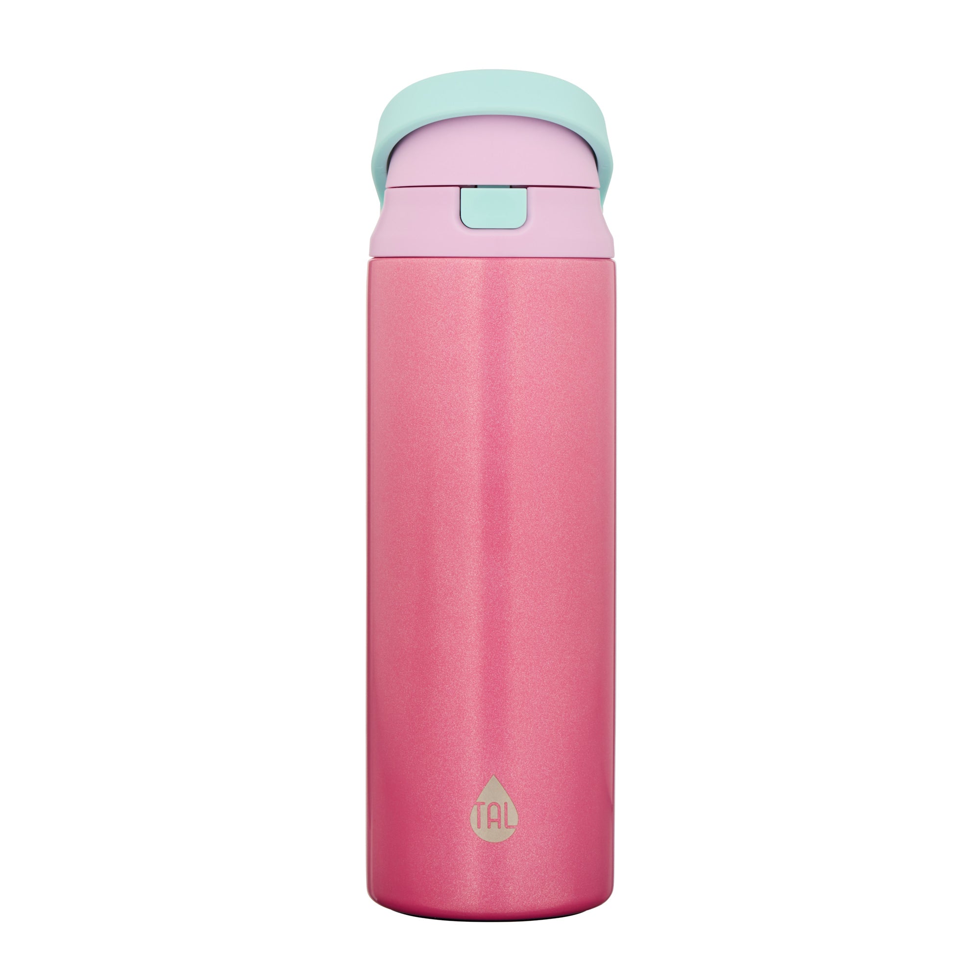 TAL 24oz 2-in-1 Straw and Chug with Push Lid - Pink Shimmer