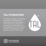 TAL Stainless Steel Ranger Tumbler with Straw 24oz, Gray Blue