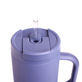 TAL Stainless Steel Hudson Tumbler with Straw 40 fl oz, Purple