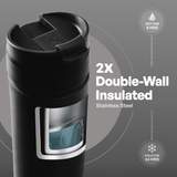 TAL Stainless Steel Ranger Coffee Travel Mug 18 oz, Black