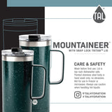TAL Stainless Steel Mountaineer Mug 20 fl oz, Mint