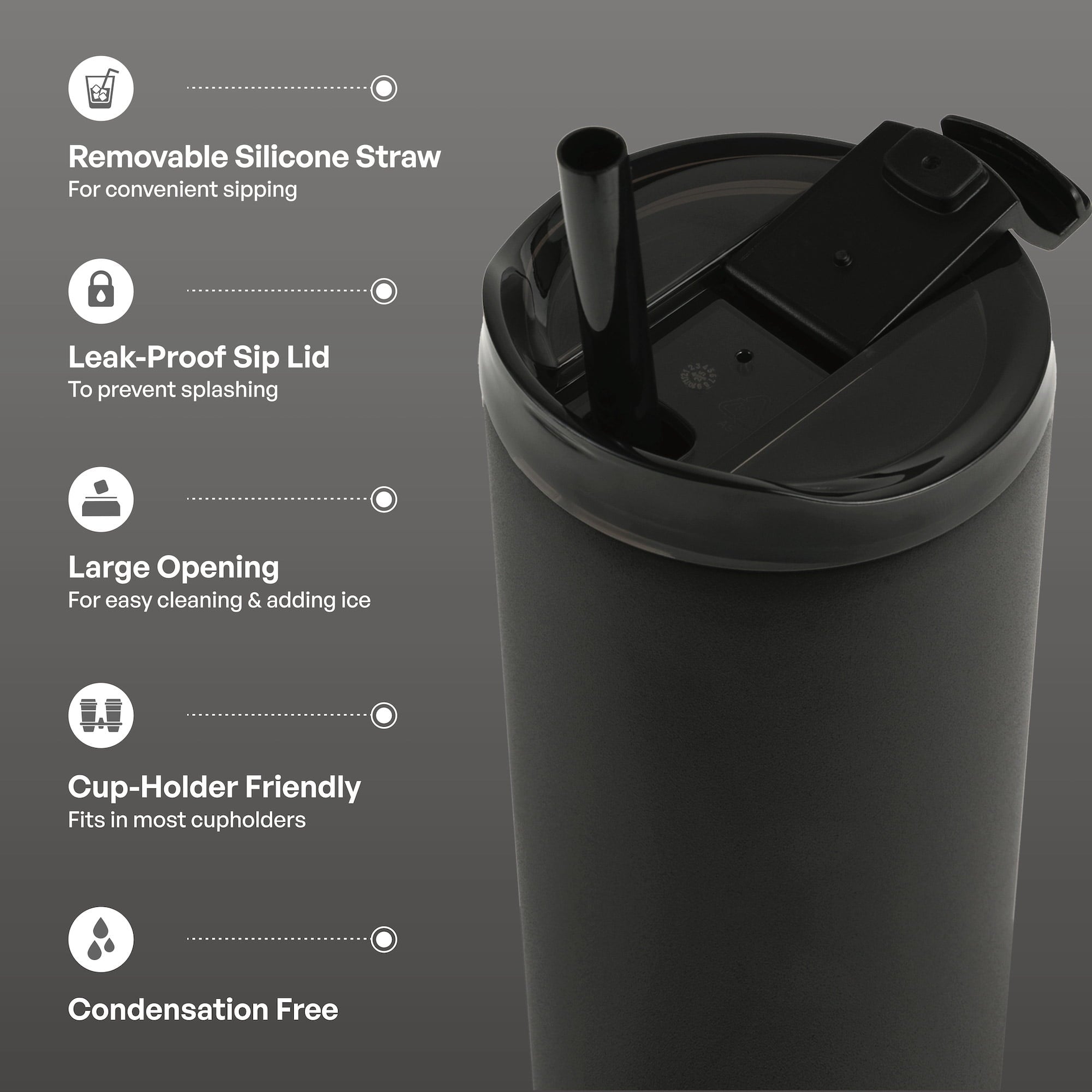 【未使用】atelier dehors タモ ASH CUP TAL Stainless Steel Ash Tumbler with Removeable Straw and Sip Lid