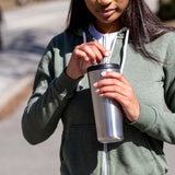 TAL Stainless Steel Ranger Tumbler Water Bottle 24 fl. Oz., Gray Steel