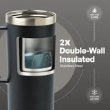 TAL Stainless Steel Mountaineer Travel Mug 20 oz, Black