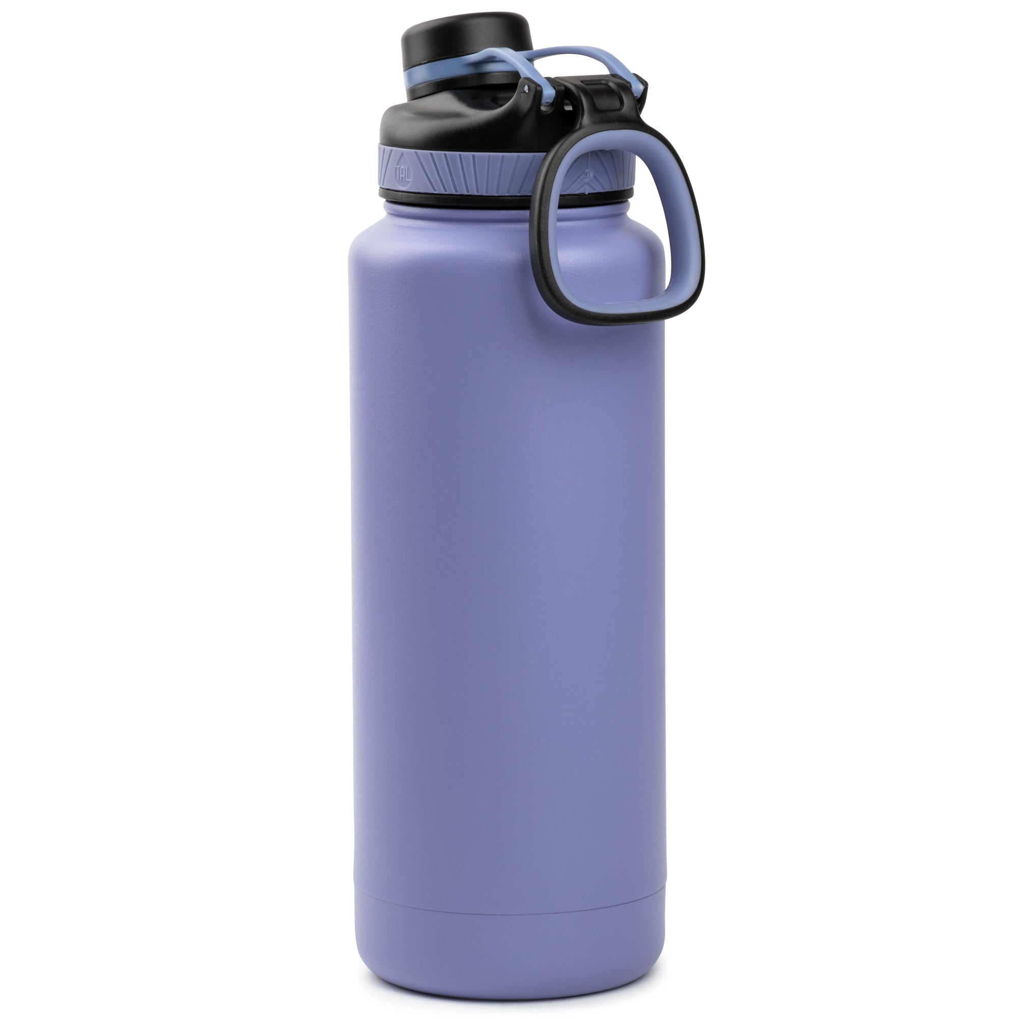 TAL Ranger 40 oz Navy and Black Insulated Stainless Steel Water Bottle with  Wide Mouth and Flip-Top Lid
