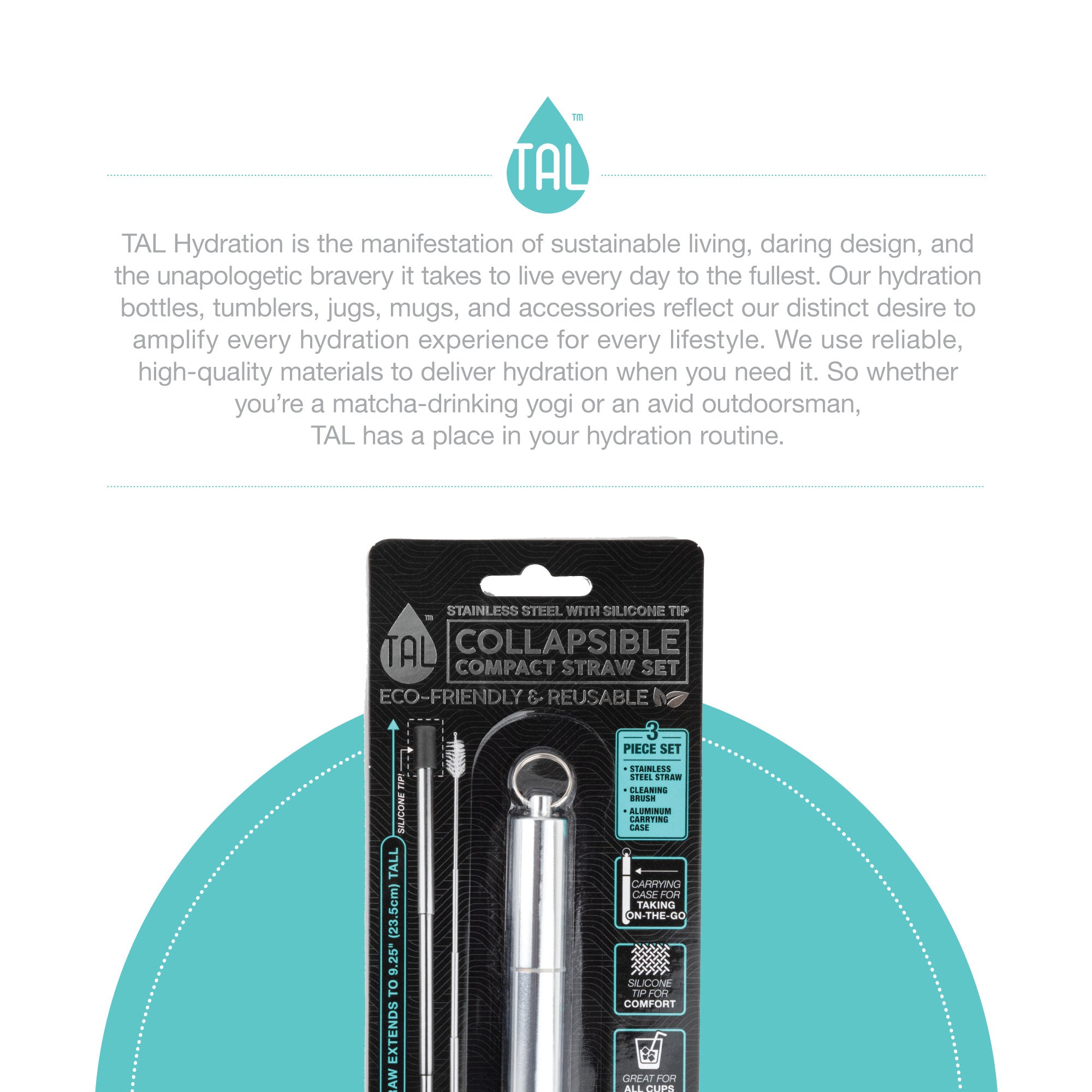 Set of 2 Collapsible Straws