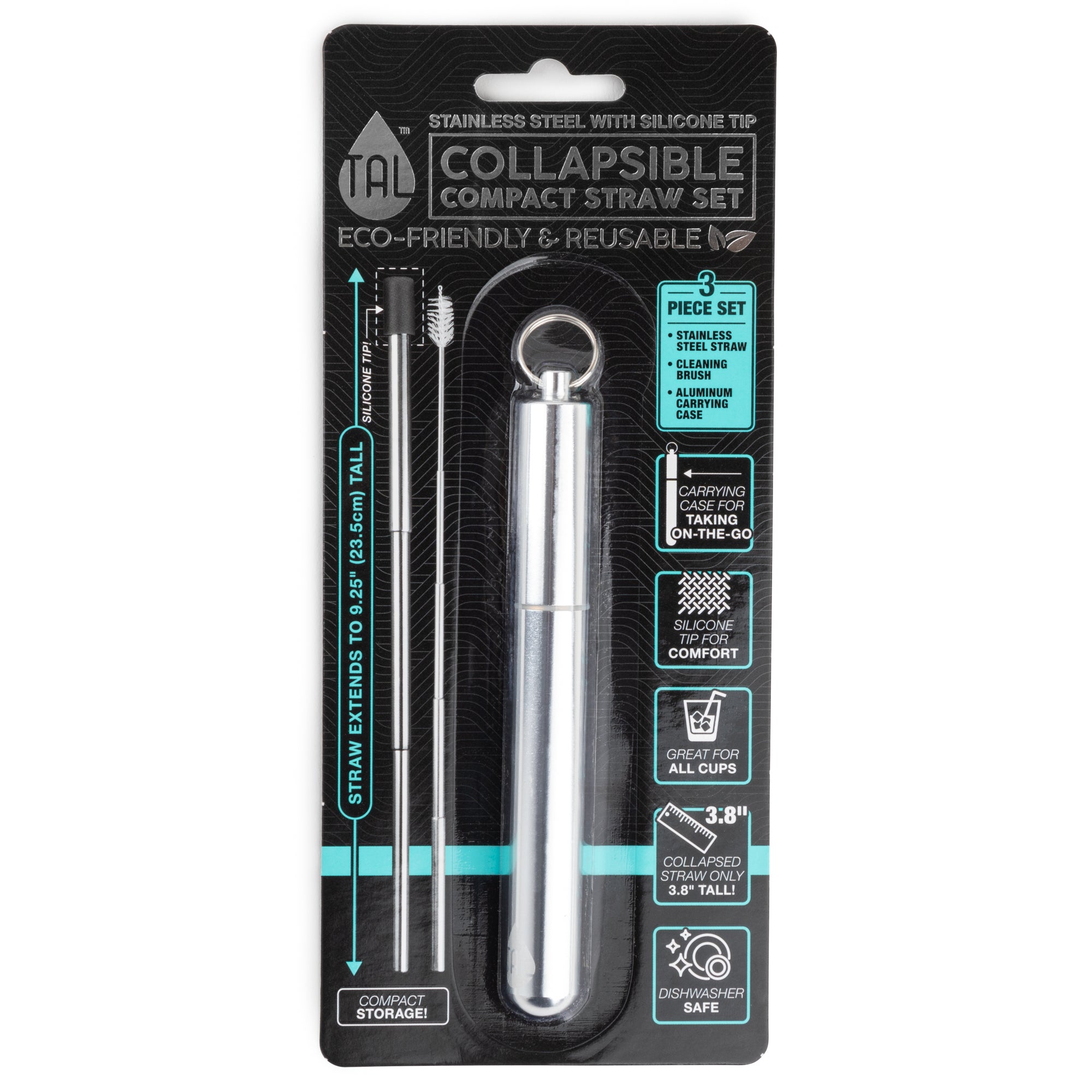 Loc Straw Set Collapsible Compact Straw Set – TAL™ Hydration
