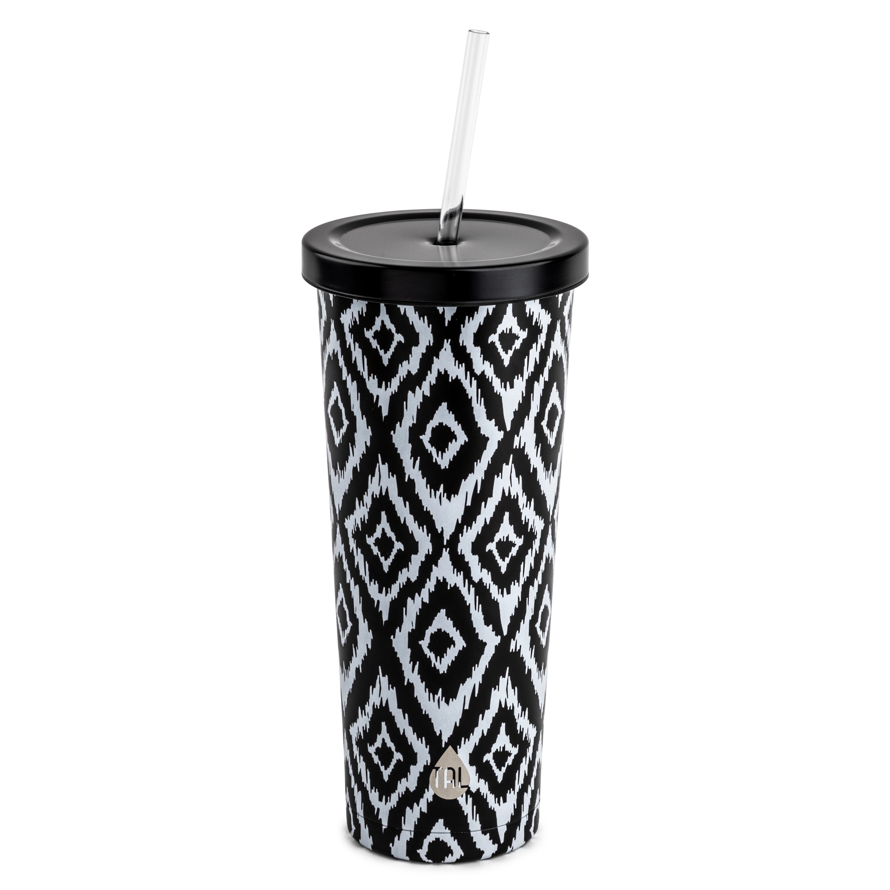 24oz Fashion Tumbler Black and White (pack of 4) – TAL™ Hydration