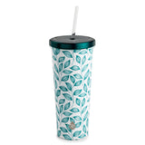 24oz Fashion Tumbler Leaves (pack of 4)