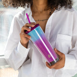 24oz Color-Changing Axel Tumbler Purple (pack of 4)