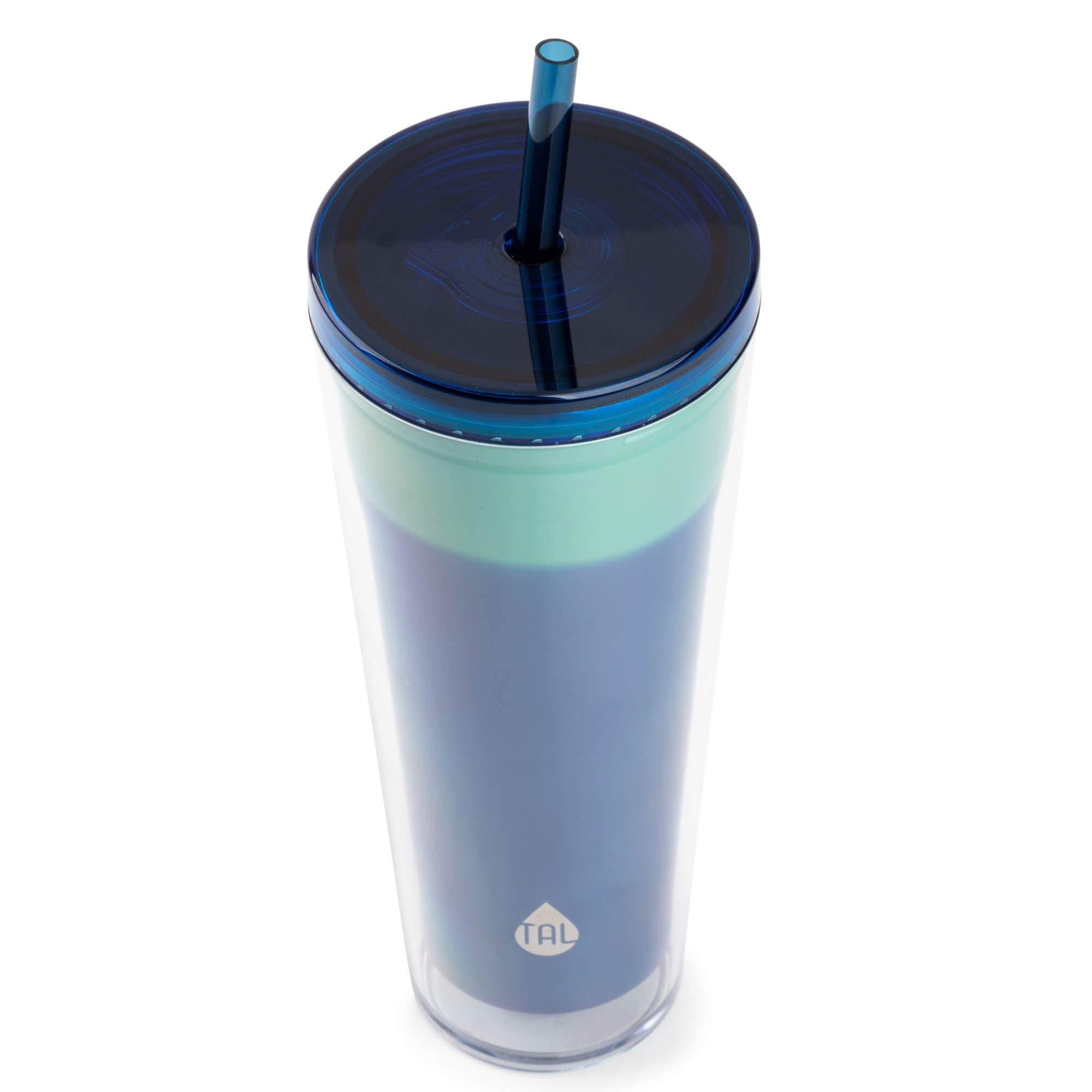 TAL Color Changing Plastic Tumbler Cups 24 fl oz, Multi Color 